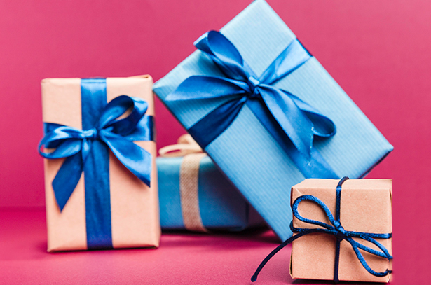 A different gift boxes for event giveaways are packed beautifully.