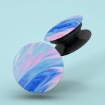 Two colorful Phone PopSockets are placed together.