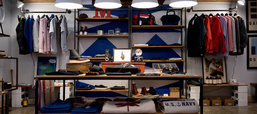 A shop displaying numerous promotional products for brand merchandising.